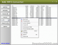 AAC MP3 Converter screenshot